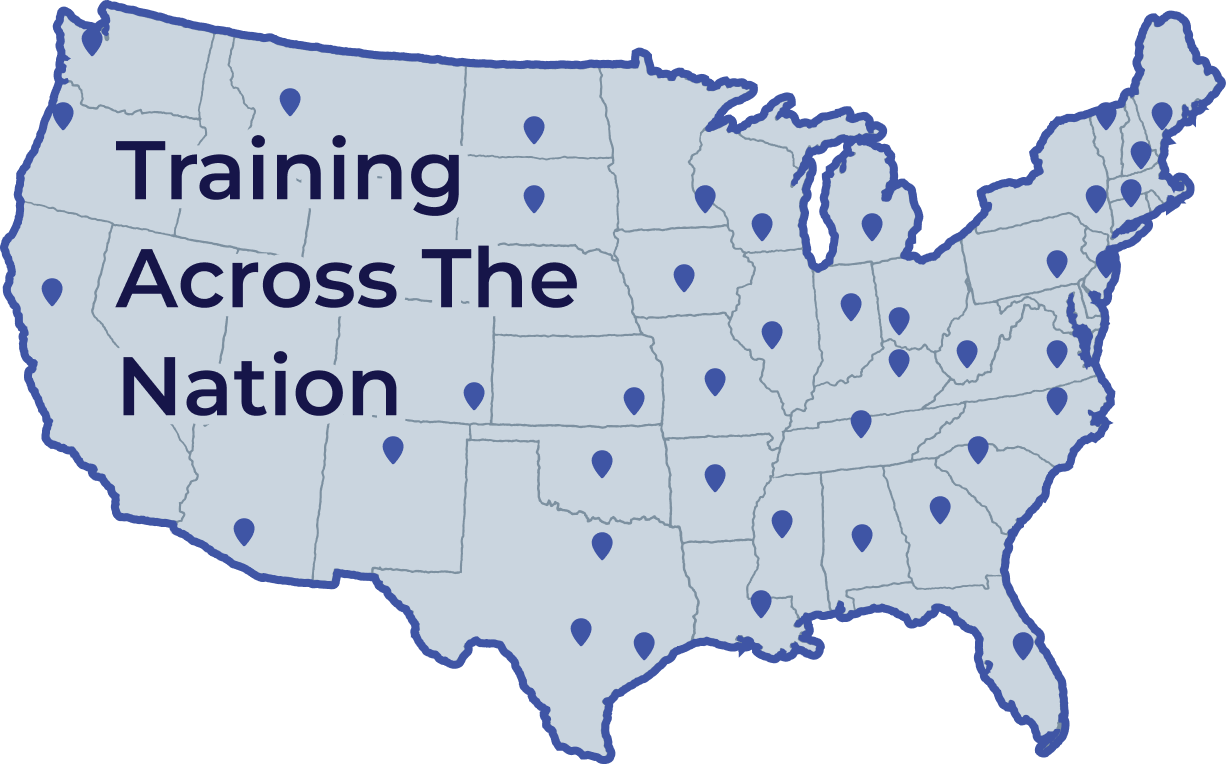 Map of Ammonia and Refrigeration Trainings